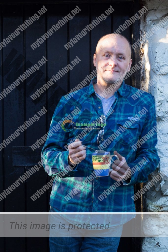 Raymie Watson with his favourite spoon and a mug